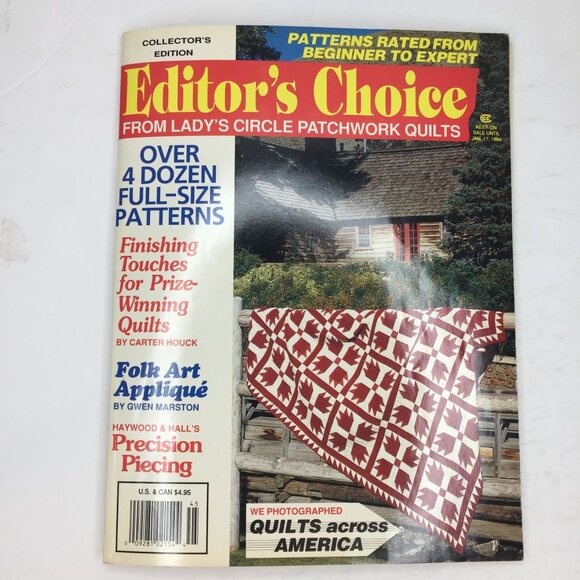 Editors Choice Ladys Circle Patchwork Quilts Magazine Collectors Edition America - Picture 1 of 11